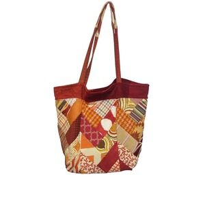Patchwork Tote Bag Unique Colorful Shoulder Bag Purse‎ Women's